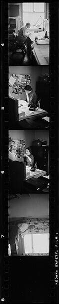 [28 Portraits of Unidentified Men and Women in Fortune Magazine Offices and 2 Portraits of Jane Smith Evans at Home, New York City], Walker Evans (American, St. Louis, Missouri 1903–1975 New Haven, Connecticut), Film negative