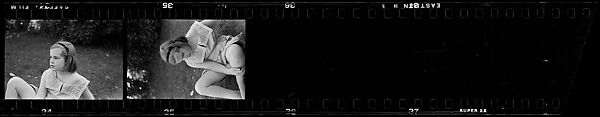 [132 Portraits of Two Young Girls, Possibly Iris and Eliza Mabry], Walker Evans (American, St. Louis, Missouri 1903–1975 New Haven, Connecticut), Film negative