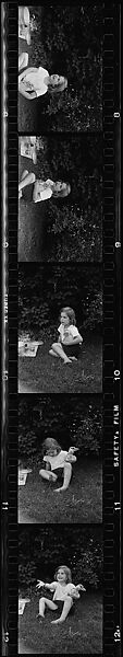 [132 Portraits of Two Young Girls, Possibly Iris and Eliza Mabry], Walker Evans (American, St. Louis, Missouri 1903–1975 New Haven, Connecticut), Film negative