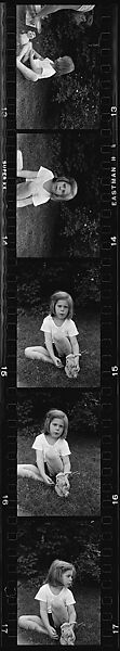 [132 Portraits of Two Young Girls, Possibly Iris and Eliza Mabry], Walker Evans (American, St. Louis, Missouri 1903–1975 New Haven, Connecticut), Film negative