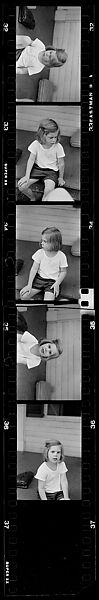 [132 Portraits of Two Young Girls, Possibly Iris and Eliza Mabry], Walker Evans (American, St. Louis, Missouri 1903–1975 New Haven, Connecticut), Film negative