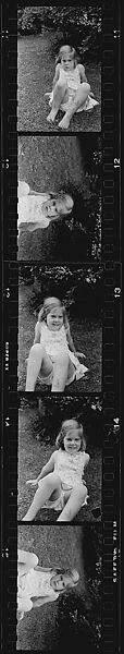 [132 Portraits of Two Young Girls, Possibly Iris and Eliza Mabry], Walker Evans (American, St. Louis, Missouri 1903–1975 New Haven, Connecticut), Film negative