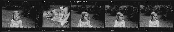 [132 Portraits of Two Young Girls, Possibly Iris and Eliza Mabry], Walker Evans (American, St. Louis, Missouri 1903–1975 New Haven, Connecticut), Film negative