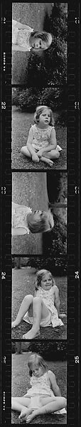 [132 Portraits of Two Young Girls, Possibly Iris and Eliza Mabry], Walker Evans (American, St. Louis, Missouri 1903–1975 New Haven, Connecticut), Film negative