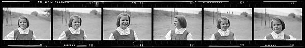 [104 Portraits of Young Girl and Boy on Lawn: "Alexander"], Walker Evans (American, St. Louis, Missouri 1903–1975 New Haven, Connecticut), Film negative