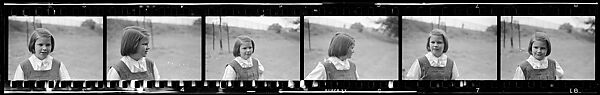 [104 Portraits of Young Girl and Boy on Lawn: "Alexander"], Walker Evans (American, St. Louis, Missouri 1903–1975 New Haven, Connecticut), Film negative