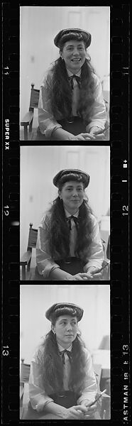 [7 Portraits of Jane Ninas Evans with Cigarette], Walker Evans (American, St. Louis, Missouri 1903–1975 New Haven, Connecticut), Film negative