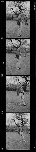 [34 Portraits of Clark Voorhees, John McDonald, and Others], Walker Evans (American, St. Louis, Missouri 1903–1975 New Haven, Connecticut), Film negative