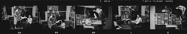 [35 Portraits of James Agee, Jane Ninas Evans, and Others], Walker Evans (American, St. Louis, Missouri 1903–1975 New Haven, Connecticut), Film negative