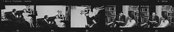 [35 Portraits of James Agee, Jane Ninas Evans, and Others], Walker Evans (American, St. Louis, Missouri 1903–1975 New Haven, Connecticut), Film negative