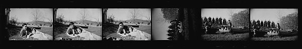 [64 Portraits of Anthony West and Lily Emmet West on Lawn and Views of House, Possibly Stonington, Connecticut], Walker Evans (American, St. Louis, Missouri 1903–1975 New Haven, Connecticut), Film negative