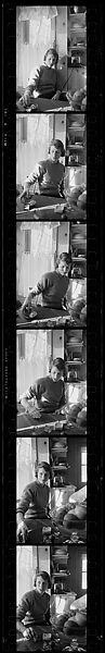 [32 Portraits of a Woman, Possibly Jane Evans Brewer in Florida], Walker Evans (American, St. Louis, Missouri 1903–1975 New Haven, Connecticut), Film negative