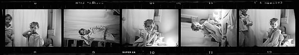 [59 Portraits of Young Girl and Boy, Possibly Children of Dorothy Brett], Walker Evans (American, St. Louis, Missouri 1903–1975 New Haven, Connecticut), Film negative