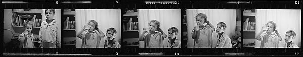[59 Portraits of Young Girl and Boy, Possibly Children of Dorothy Brett], Walker Evans (American, St. Louis, Missouri 1903–1975 New Haven, Connecticut), Film negative