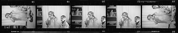 [59 Portraits of Young Girl and Boy, Possibly Children of Dorothy Brett], Walker Evans (American, St. Louis, Missouri 1903–1975 New Haven, Connecticut), Film negative