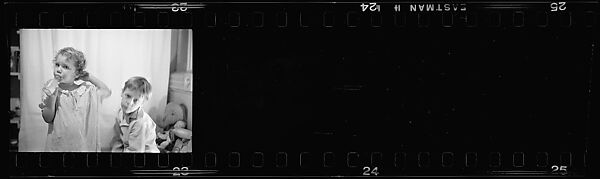 [59 Portraits of Young Girl and Boy, Possibly Children of Dorothy Brett], Walker Evans (American, St. Louis, Missouri 1903–1975 New Haven, Connecticut), Film negative