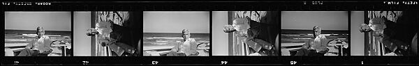 [193 Portraits of Unidentified Man and Woman at Beach House], Walker Evans (American, St. Louis, Missouri 1903–1975 New Haven, Connecticut), Film negative