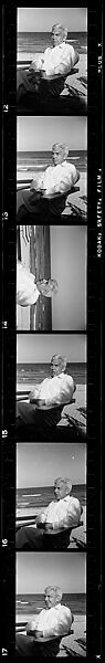 [193 Portraits of Unidentified Man and Woman at Beach House], Walker Evans (American, St. Louis, Missouri 1903–1975 New Haven, Connecticut), Film negative