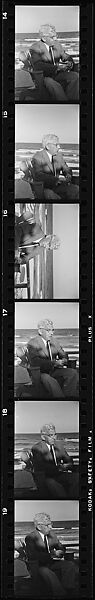 [193 Portraits of Unidentified Man and Woman at Beach House], Walker Evans (American, St. Louis, Missouri 1903–1975 New Haven, Connecticut), Film negative