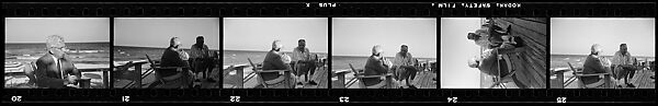 [193 Portraits of Unidentified Man and Woman at Beach House], Walker Evans (American, St. Louis, Missouri 1903–1975 New Haven, Connecticut), Film negative