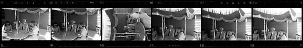 [193 Portraits of Unidentified Man and Woman at Beach House], Walker Evans (American, St. Louis, Missouri 1903–1975 New Haven, Connecticut), Film negative