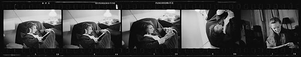 [63 Portraits of Robert Frank, Mary Frank, and Walker Evans], Walker Evans (American, St. Louis, Missouri 1903–1975 New Haven, Connecticut), Film negative 