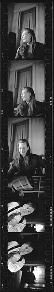 [63 Portraits of Robert Frank, Mary Frank, and Walker Evans], Walker Evans (American, St. Louis, Missouri 1903–1975 New Haven, Connecticut), Film negative