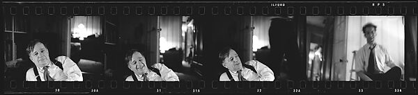[63 Portraits of Robert Frank, Mary Frank, and Walker Evans], Walker Evans (American, St. Louis, Missouri 1903–1975 New Haven, Connecticut), Film negative