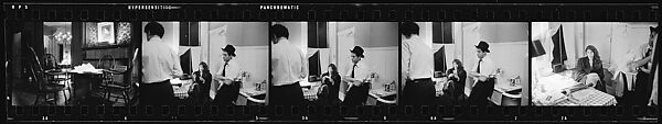 [63 Portraits of Robert Frank, Mary Frank, and Walker Evans], Walker Evans (American, St. Louis, Missouri 1903–1975 New Haven, Connecticut), Film negative