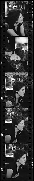 [Five 35mm Film Frames: Portraits of Unidentified Young Woman], Walker Evans (American, St. Louis, Missouri 1903–1975 New Haven, Connecticut), Film negative 