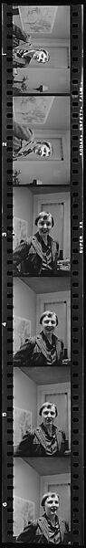 [36 Portraits of Unidentified Woman before Picasso Plates], Walker Evans (American, St. Louis, Missouri 1903–1975 New Haven, Connecticut), Film negative 
