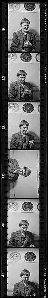 [36 Portraits of Unidentified Woman before Picasso Plates], Walker Evans (American, St. Louis, Missouri 1903–1975 New Haven, Connecticut), Film negative