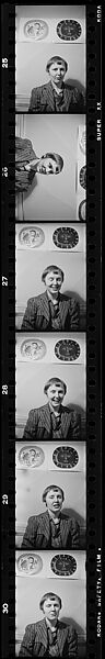 [36 Portraits of Unidentified Woman before Picasso Plates], Walker Evans (American, St. Louis, Missouri 1903–1975 New Haven, Connecticut), Film negative