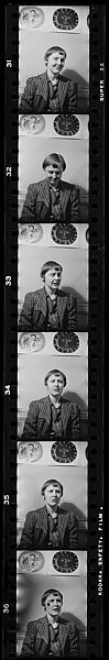 [36 Portraits of Unidentified Woman before Picasso Plates], Walker Evans (American, St. Louis, Missouri 1903–1975 New Haven, Connecticut), Film negative