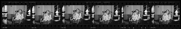 [72 Portraits of Caroline Blackwood and Baby], Walker Evans (American, St. Louis, Missouri 1903–1975 New Haven, Connecticut), Film negative