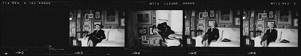[34 Interior Views of the Price-Hartigan House, including Portraits of Anne Glidden, Walpole, Maine], Walker Evans (American, St. Louis, Missouri 1903–1975 New Haven, Connecticut), Film negative 