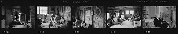 [34 Interior Views of the Price-Hartigan House, including Portraits of Anne Glidden, Walpole, Maine], Walker Evans (American, St. Louis, Missouri 1903–1975 New Haven, Connecticut), Film negative