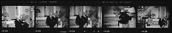 [34 Interior Views of the Price-Hartigan House, including Portraits of Anne Glidden, Walpole, Maine], Walker Evans (American, St. Louis, Missouri 1903–1975 New Haven, Connecticut), Film negative