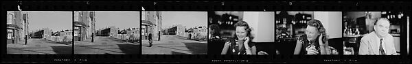 [30 Portraits of Cyril Connolly and Unidentified Woman], Walker Evans (American, St. Louis, Missouri 1903–1975 New Haven, Connecticut), Film negative 