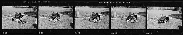 [127 Portraits of the Children of Barron Gourlay on Lawn and Children's Theater Performance], Walker Evans (American, St. Louis, Missouri 1903–1975 New Haven, Connecticut), Film negative