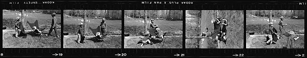 [127 Portraits of the Children of Barron Gourlay on Lawn and Children's Theater Performance], Walker Evans (American, St. Louis, Missouri 1903–1975 New Haven, Connecticut), Film negative