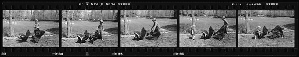 [127 Portraits of the Children of Barron Gourlay on Lawn and Children's Theater Performance], Walker Evans (American, St. Louis, Missouri 1903–1975 New Haven, Connecticut), Film negative