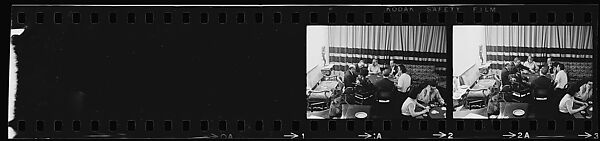 [72 Portraits of Robert Motherwell, Helen Frankenthaler, David Smith, Eleanor Clark, and Others], Walker Evans (American, St. Louis, Missouri 1903–1975 New Haven, Connecticut), Film negative