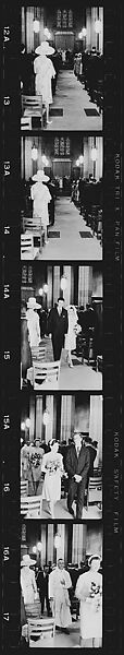 [147 Portraits of Guests at Wedding of Christie McDonald], Walker Evans (American, St. Louis, Missouri 1903–1975 New Haven, Connecticut), Film negative