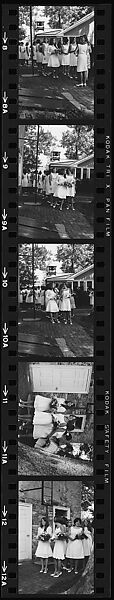 [59 Portraits of Guests at Graduation of Eliza Hobson and Portraits of Eliza Hobson at Home, Princeton, New Jersey], Walker Evans (American, St. Louis, Missouri 1903–1975 New Haven, Connecticut), Film negative