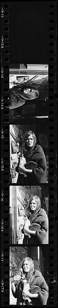 [39 Portraits of Eliza Hobson, Robert Motherwell, Helen Frankenthaler, and Others], Walker Evans (American, St. Louis, Missouri 1903–1975 New Haven, Connecticut), Film negative; Gelatin silver print
