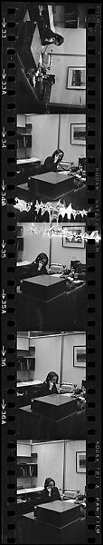 [39 Portraits of Eliza Hobson, Robert Motherwell, Helen Frankenthaler, and Others], Walker Evans (American, St. Louis, Missouri 1903–1975 New Haven, Connecticut), Film negative; Gelatin silver print