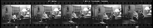 [111 Portraits of Jane Smith Evans, John McDonald, Walker Evans, and Unidentified Others at Parties], Walker Evans (American, St. Louis, Missouri 1903–1975 New Haven, Connecticut), Film negative