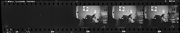 [111 Portraits of Jane Smith Evans, John McDonald, Walker Evans, and Unidentified Others at Parties], Walker Evans (American, St. Louis, Missouri 1903–1975 New Haven, Connecticut), Film negative