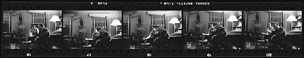 [111 Portraits of Jane Smith Evans, John McDonald, Walker Evans, and Unidentified Others at Parties], Walker Evans (American, St. Louis, Missouri 1903–1975 New Haven, Connecticut), Film negative